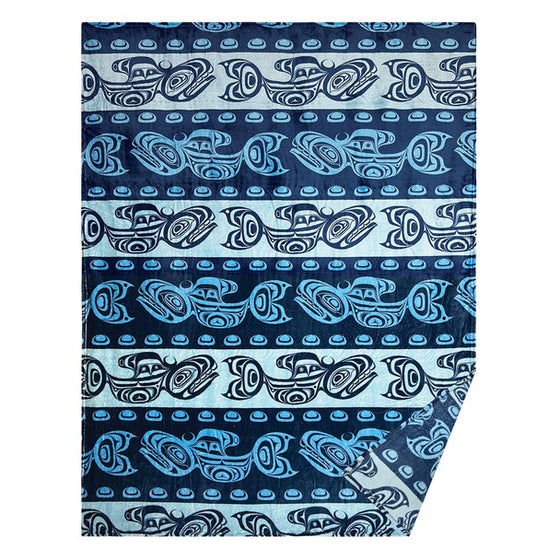 Whale Fleece Blanket