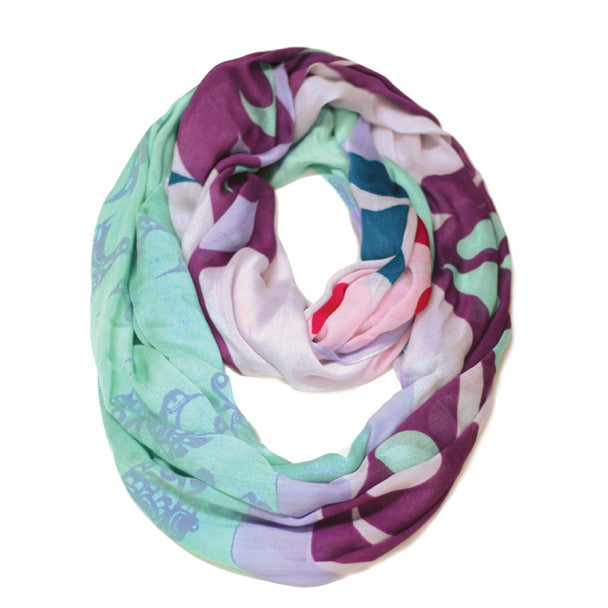 Hummingbird Circle Scarf