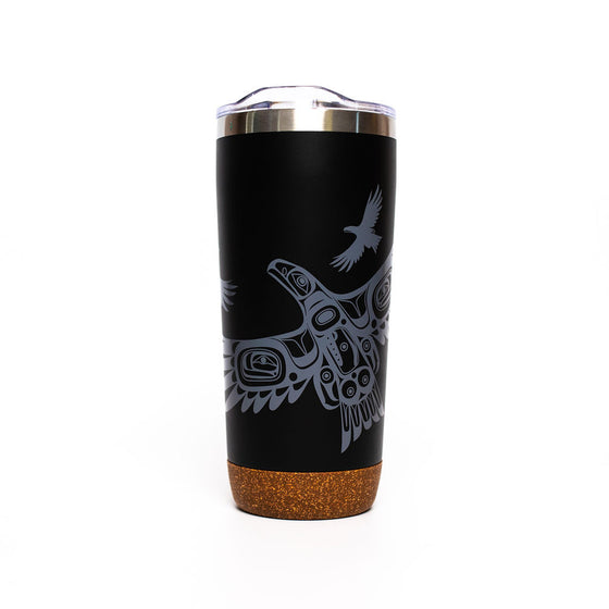 Soaring Eagle 20 oz Cork Base Travel Mug