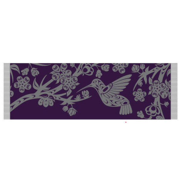 Sacred Shawl Hummingbird & Blossom