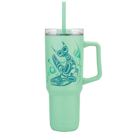 0oz Insulated Tumbler with Straw - Whale