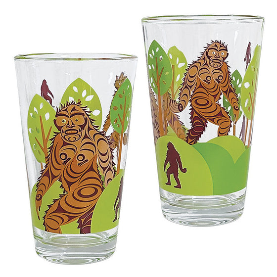 Printed Glass Tumbler2 - Sasquatch