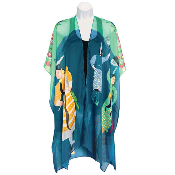 Jingle Dress Dancer Sheer Fashion Wrap