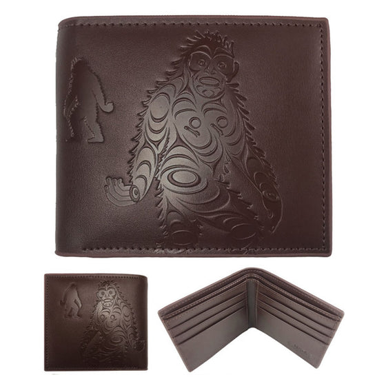 Leather Wallet Sasquatch