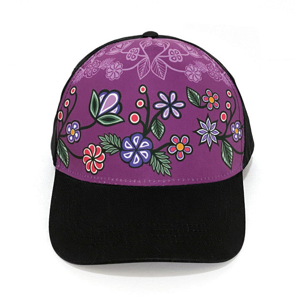 Adjustable Cap - Ojibway Floral