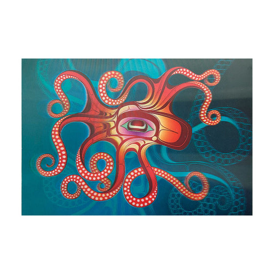 3D Lenticular Art Magnet - Octopus (Nuu)