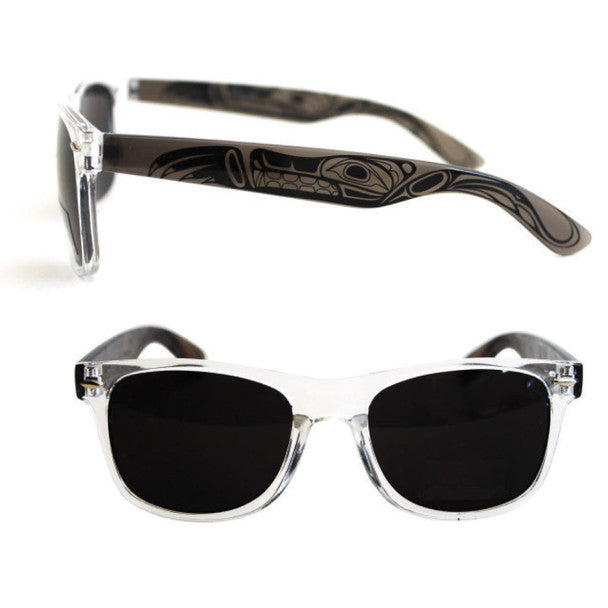 Wolf Sunglasses (clear frame)