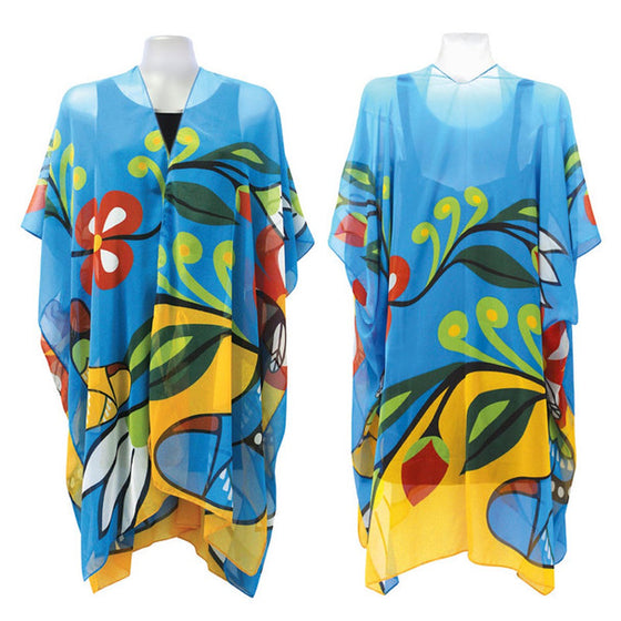Her Jingle Dress Sheer Fashion Wrap