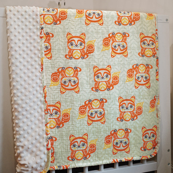 Fox Baby Blanket