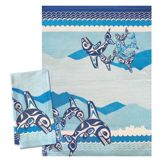 Orca Tea Towel