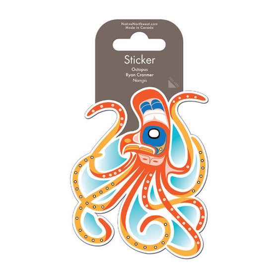 Octopus Vinyl Sticker
