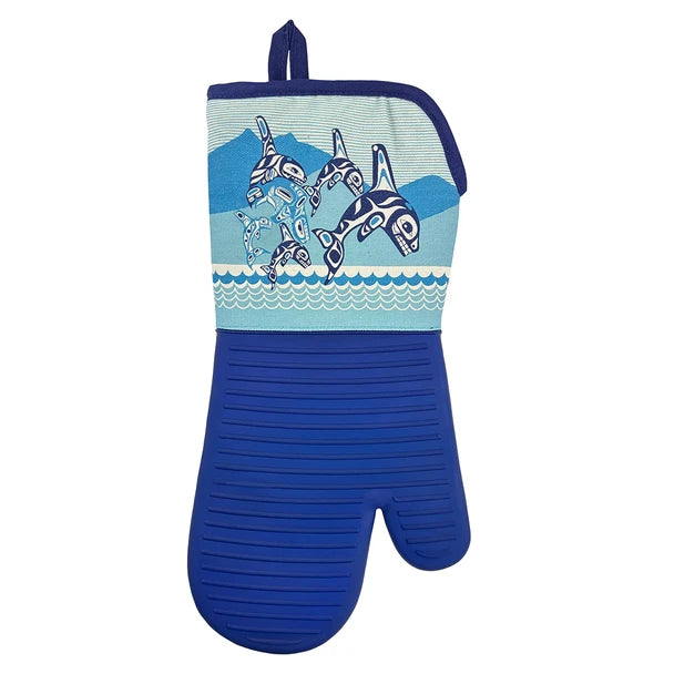 Orca Family Oven Mitt