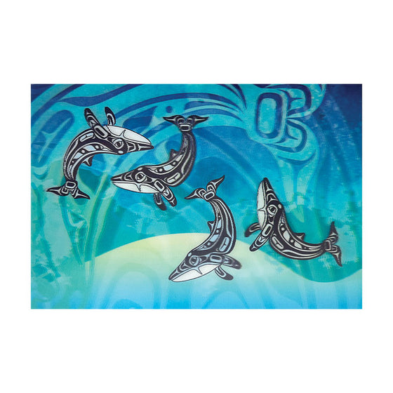 3D Lenticular Art Magnet - Humpback Whale