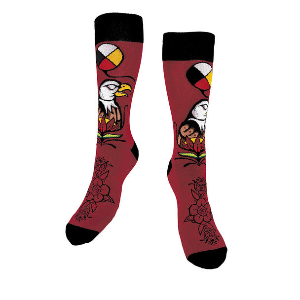 Eagle Love Art Sock