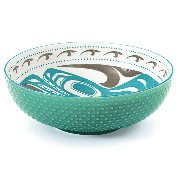 Killer Whale Porcelain Art Bowl