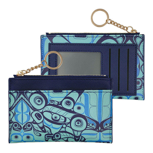 Zippered Wallet - Orca Song