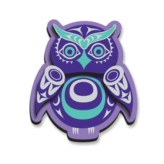 3D Magnet - Owl - Simone Diamond