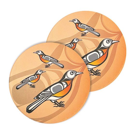 Robin Ceramic Coasters