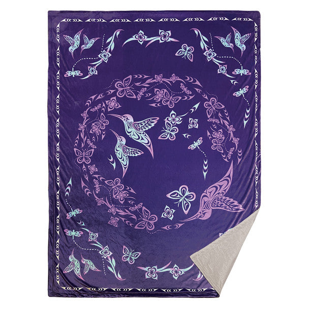 Fleece Blanket Hummingbird