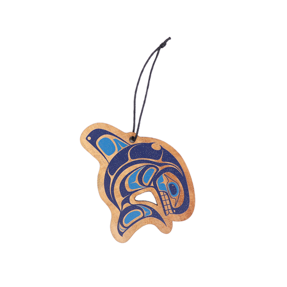 Wood Ornament - Whale