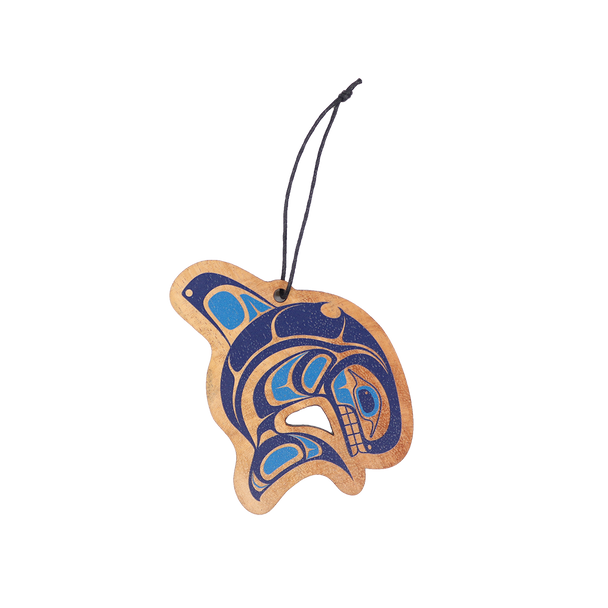 Wood Ornament - Whale