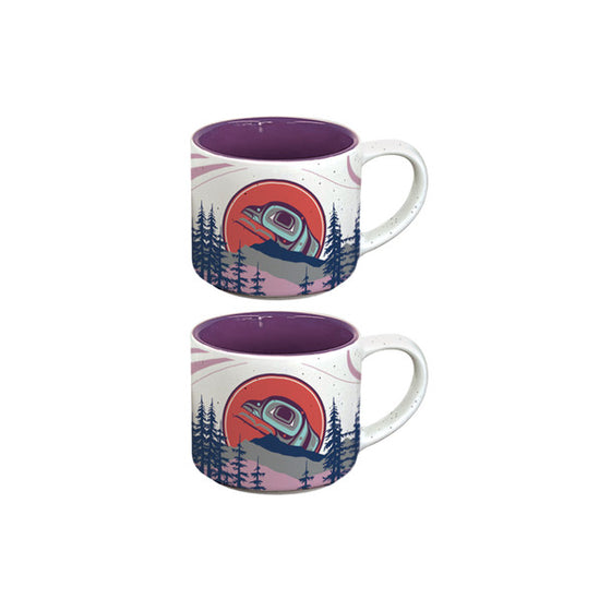 Ceramic Espresso Mugs 2pk - The Light Keeper