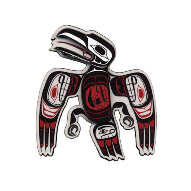3D Magnet Raven