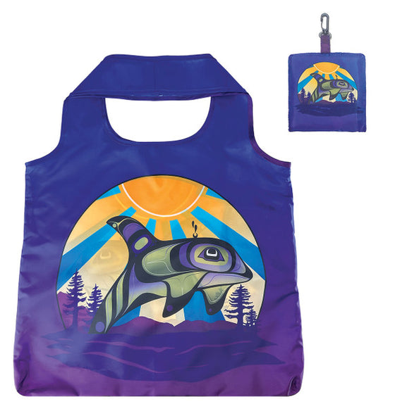 Killer Whale Foldable Shopping Bag
