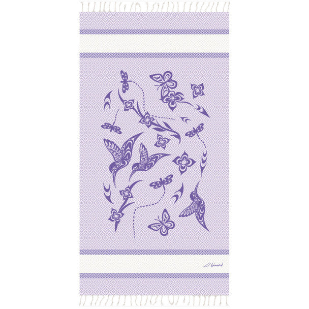 Hummingbird Cotton Towel Large