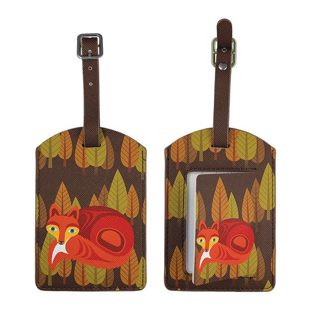 Fox Luggage Tag