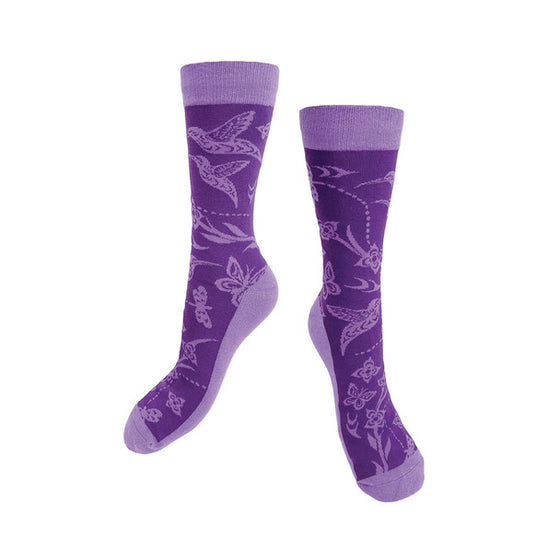 Hummingbird Art Socks