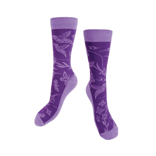 Hummingbird Art Socks