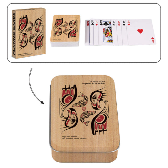 Playing Cards - Eagle Salmon