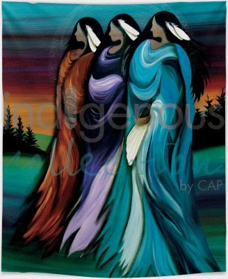 Three Sisters Fleece Blanket