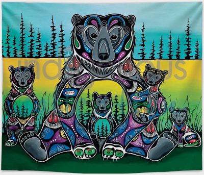 Bear Medicine Fleece Blanket