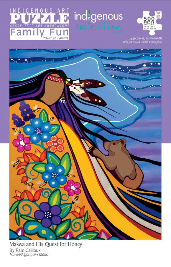 Makwa And His Quest For Honey 500pc Puzzle