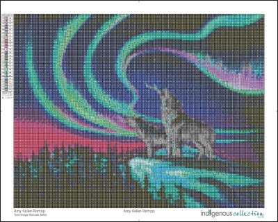 Sky Dance - Wolf Song Diamond Art