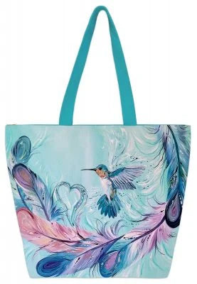 Hummingbird Feathers Tote