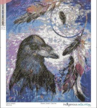 Diamond Art - Raven Dream Catcher