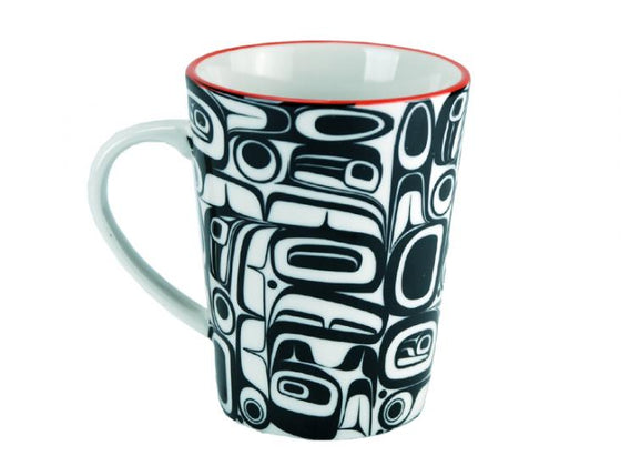 Raven Porcelain Cup