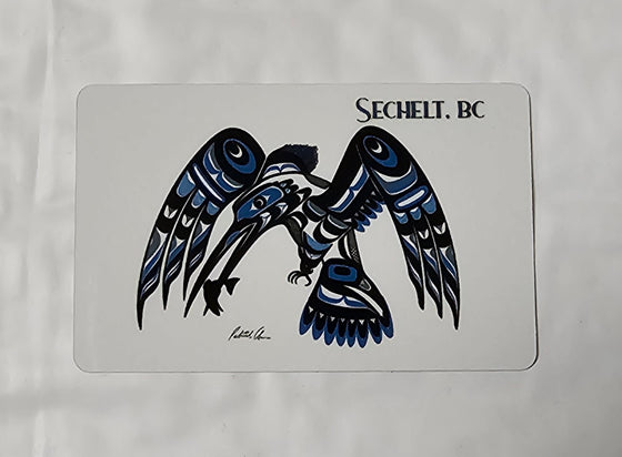 Kingfisher Sechelt BC Magnet by Patrick Amos