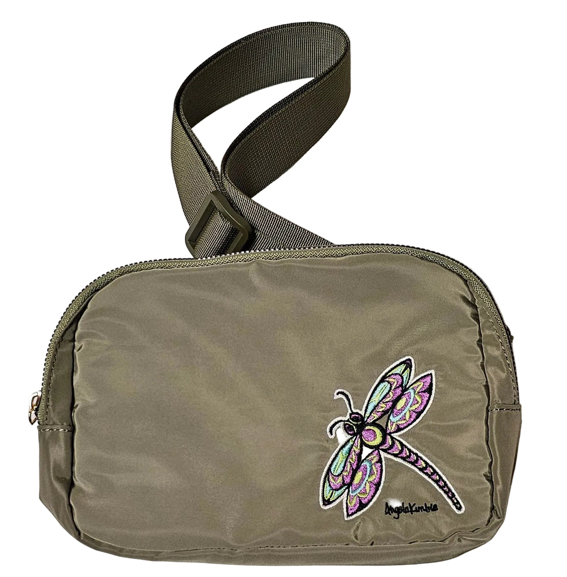 Embroidered Hip Pack - Dragonfly Design