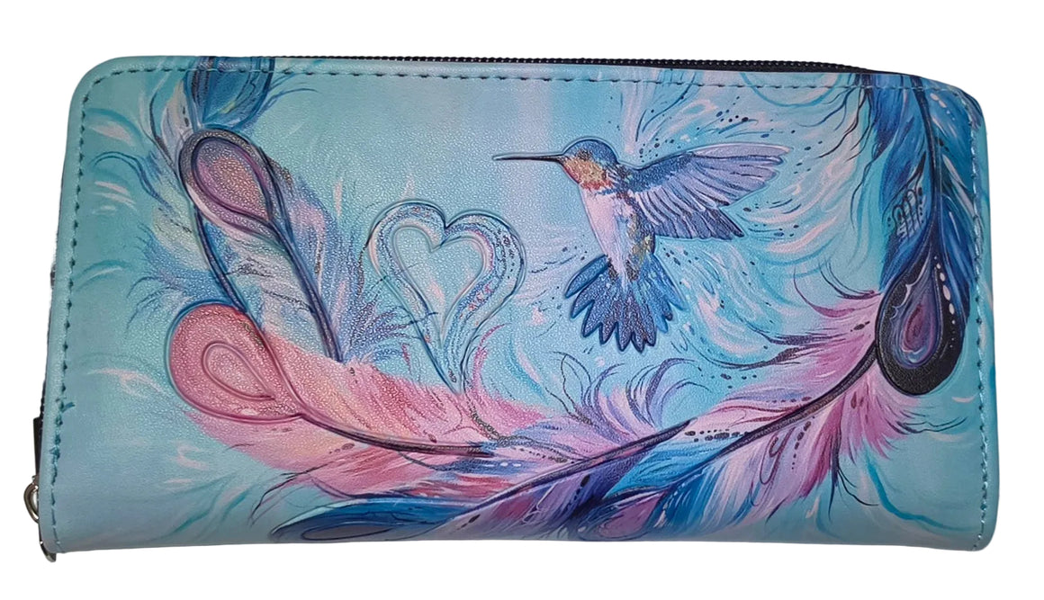 Hummingbird Feathers Wallet