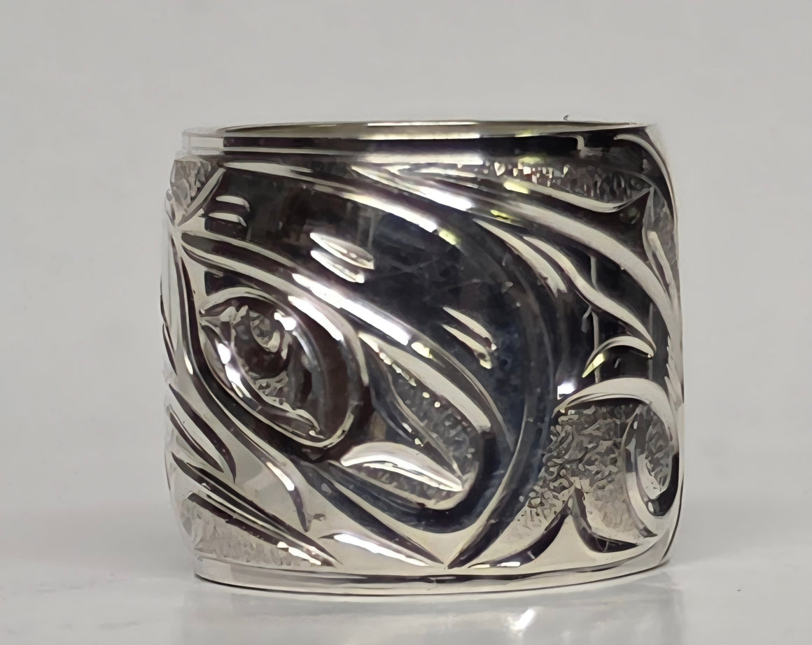 1/2" Eagle Trade Bead by Joe Descoteaux
