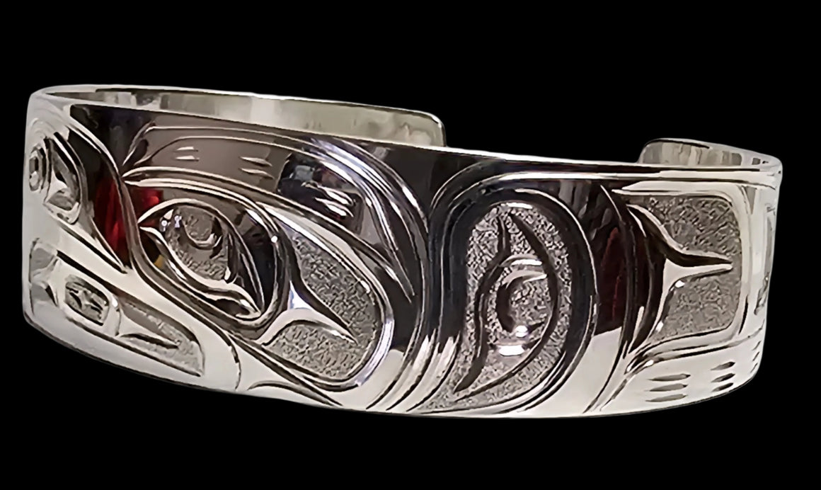Eagle & Orca 3/4" Bracelet by Joe Descoteax