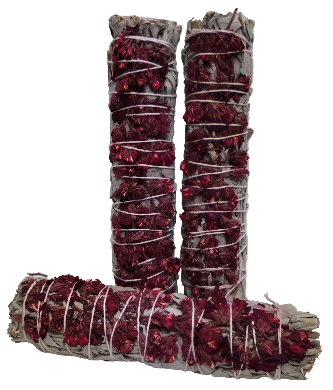 Sage & Sinuata Flowers 6" Stick (One stick)