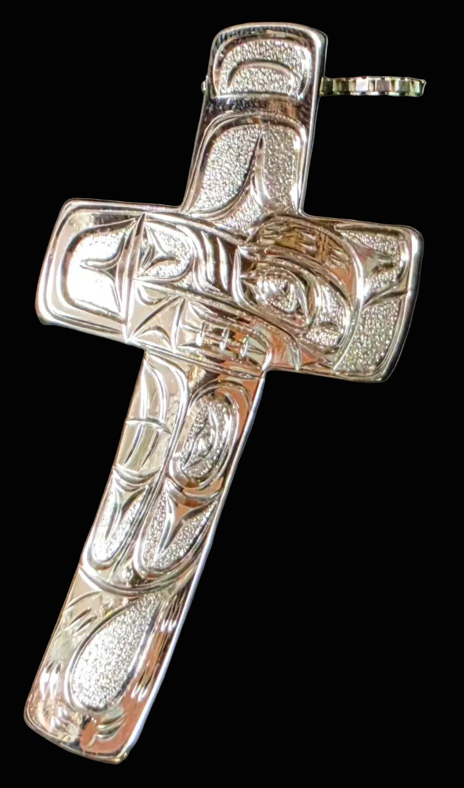 Silver Bent in Wolf Cross by Joe Descoteaux