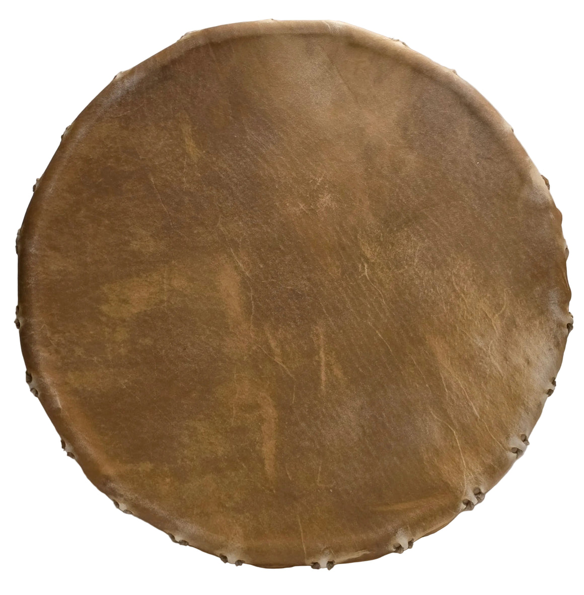 12" 3 Tan Elk Hide drum