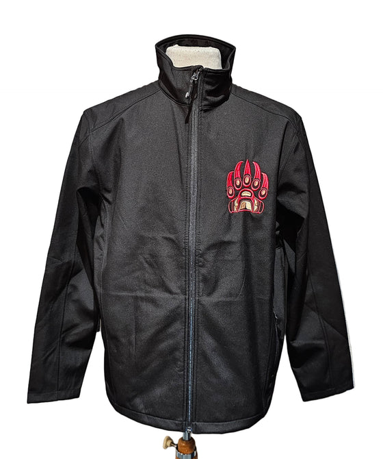 Bear Paw Men's Black Softshell Jacket
