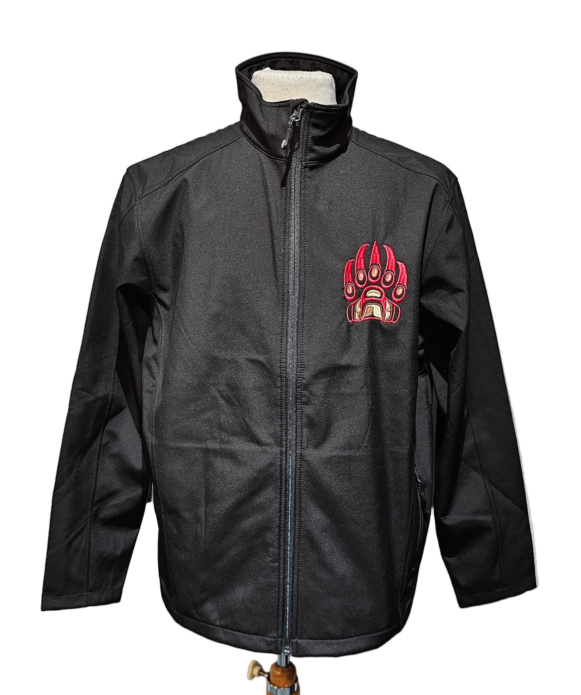 Bear Paw Men's Black Softshell Jacket